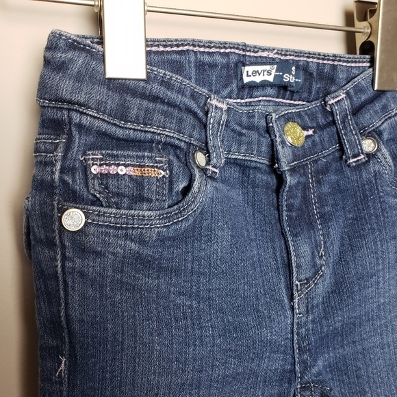 Girls Levi's Strauss Red Tab Jean's size 5 - Picture 5 of 10